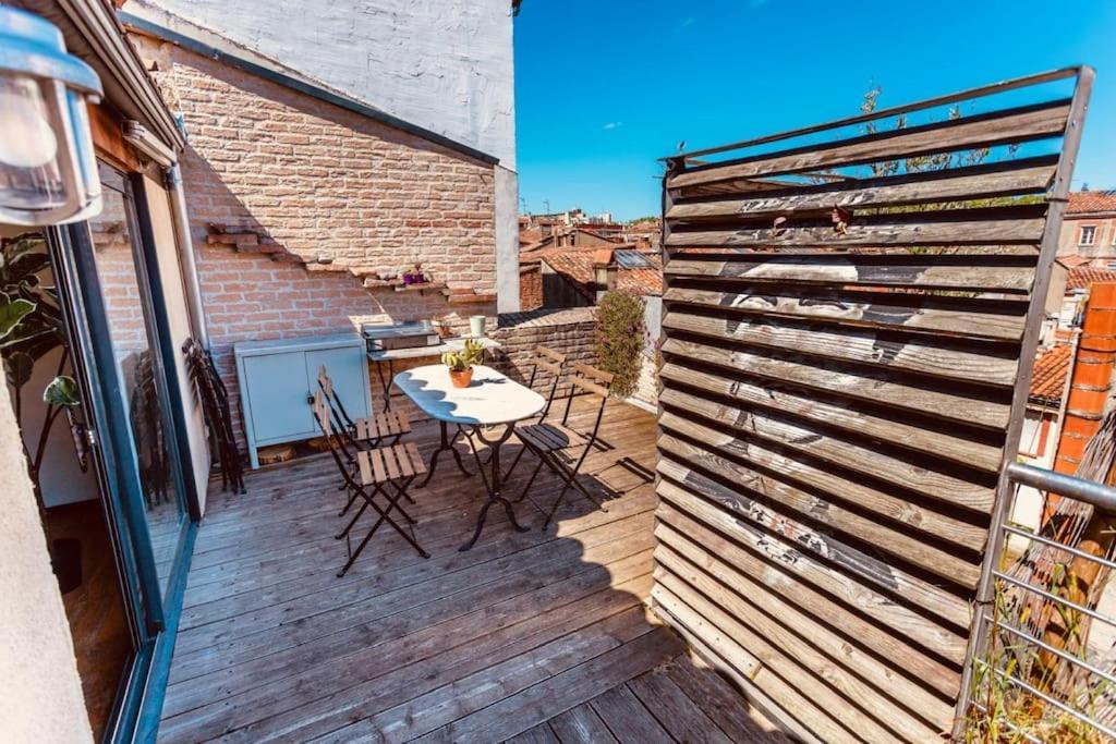 Roof Top In Center Of Toulouse-Free Parking- Apartment Exterior photo