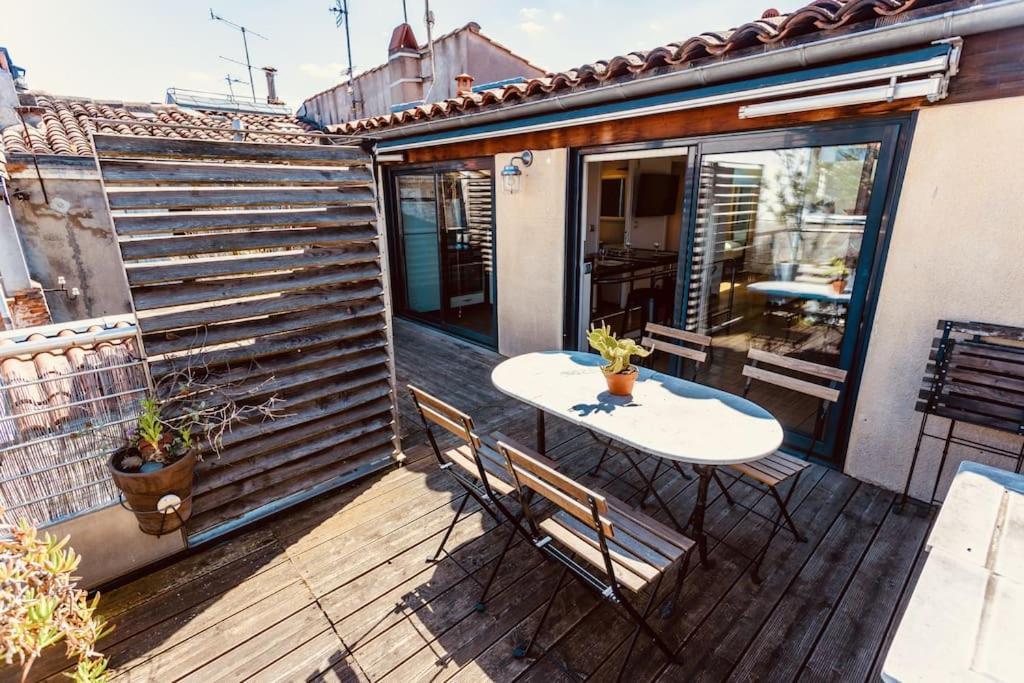 Roof Top In Center Of Toulouse-Free Parking- Apartment Exterior photo