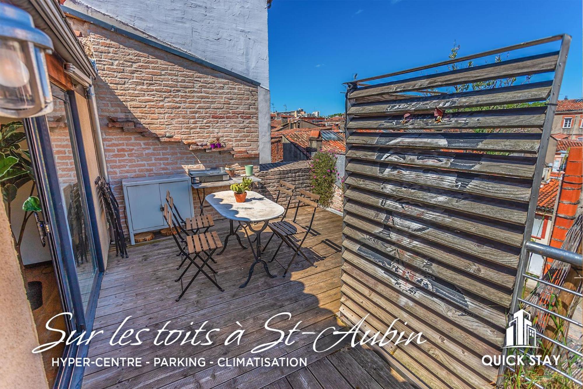 Roof Top In Center Of Toulouse-Free Parking- Apartment Exterior photo